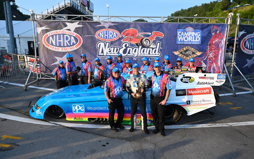 Bob Tasca Emerges Victorious in his PPG Ford Mustang at the New England Nationals (Raced in Bristol, TN)